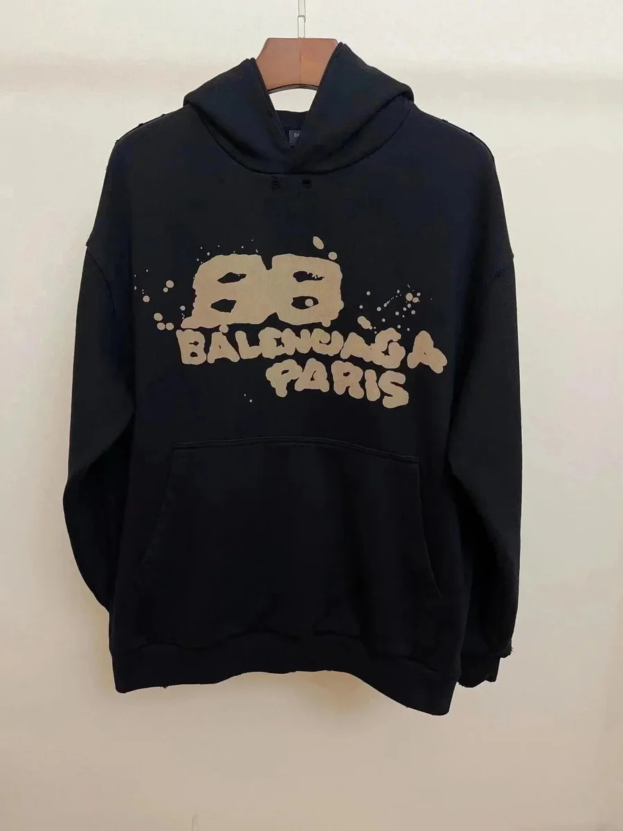 Balenciaga Black 'BALENGAGA PARIS' Hoodie