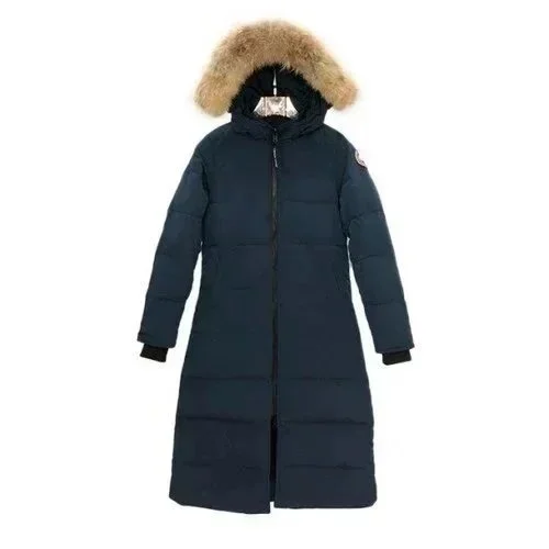 Canada Goose Chilliwack Navy Parka with Fur Hood