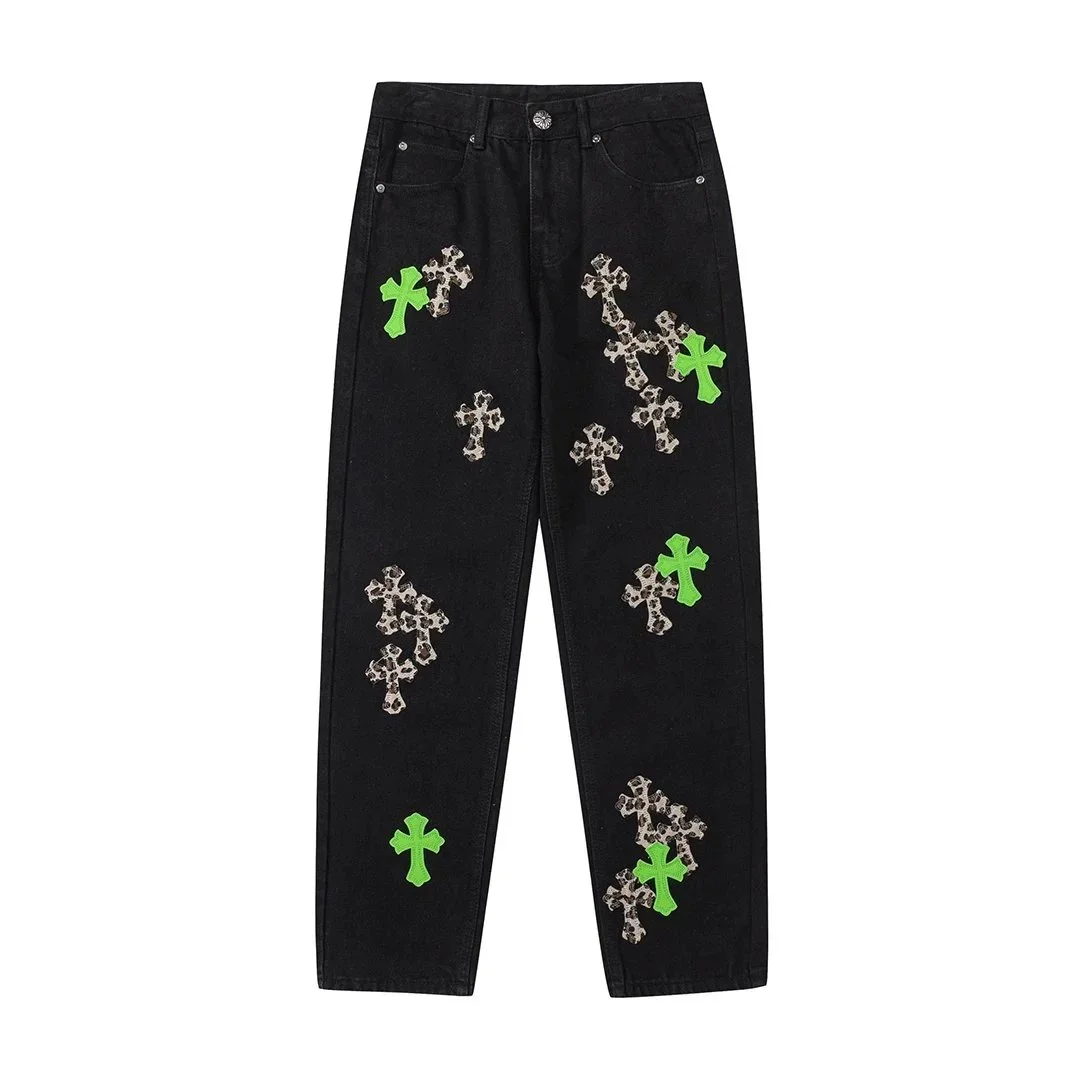 Chrome Hearts CH Cross Black Denim Jeans
