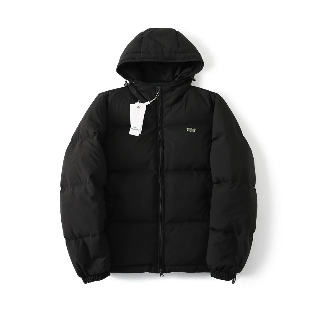 Lacoste L鳄黑色 Puffer Jacket