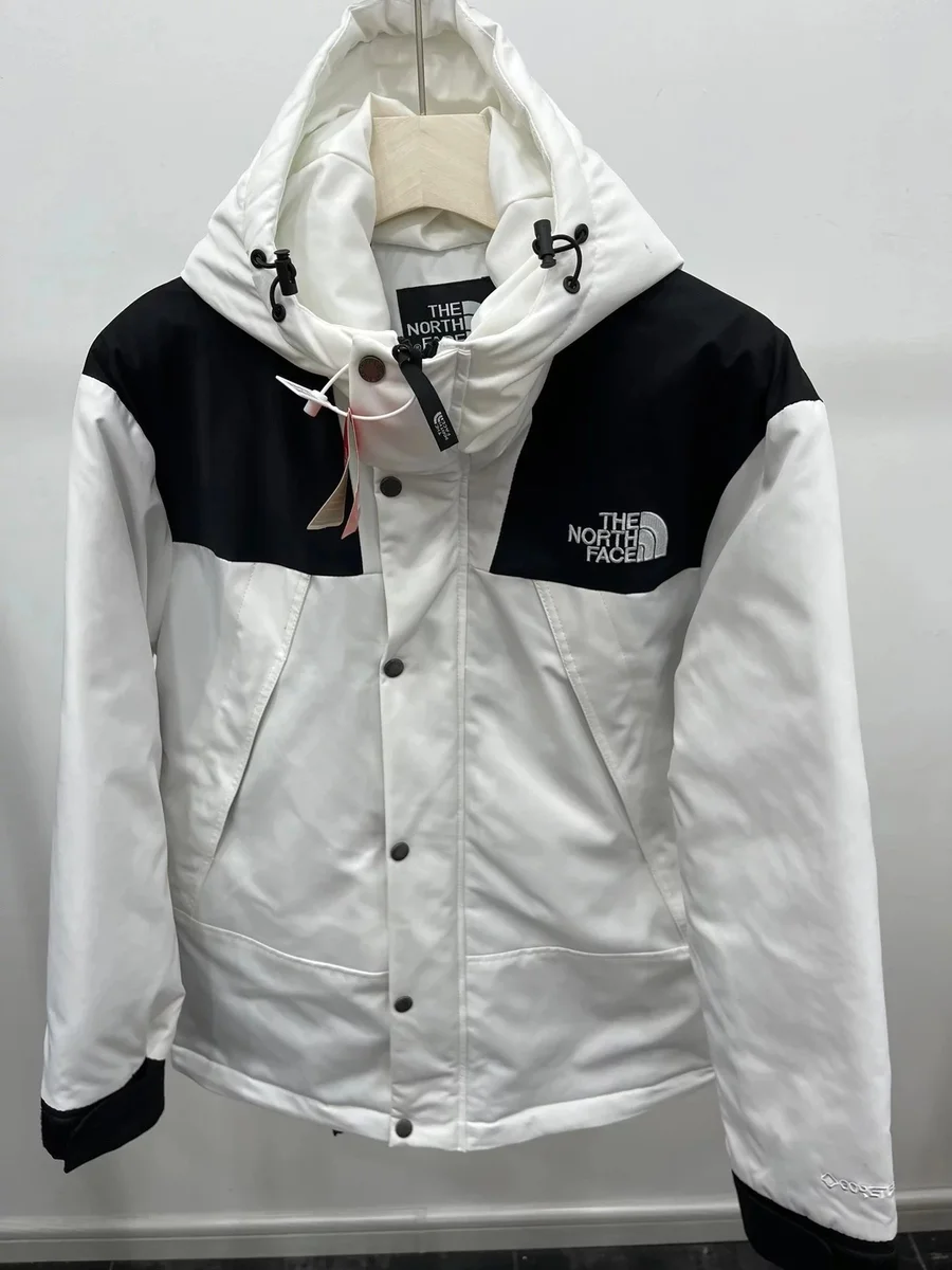 The North Face The North Face Mountain Jacket White/Black Parka White - 1