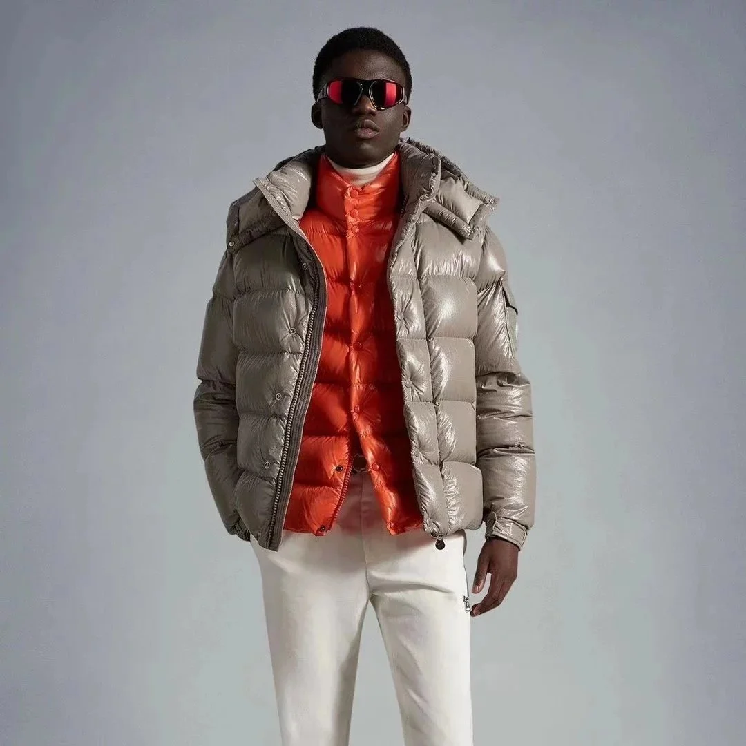 Moncler Maya Coffee Brown Puffer Jacket