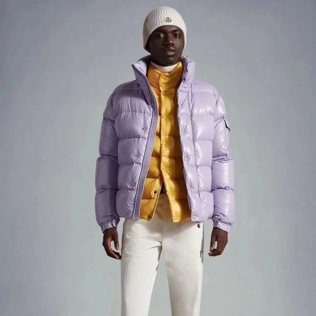 Moncler Maya Purple Puffer Jacket