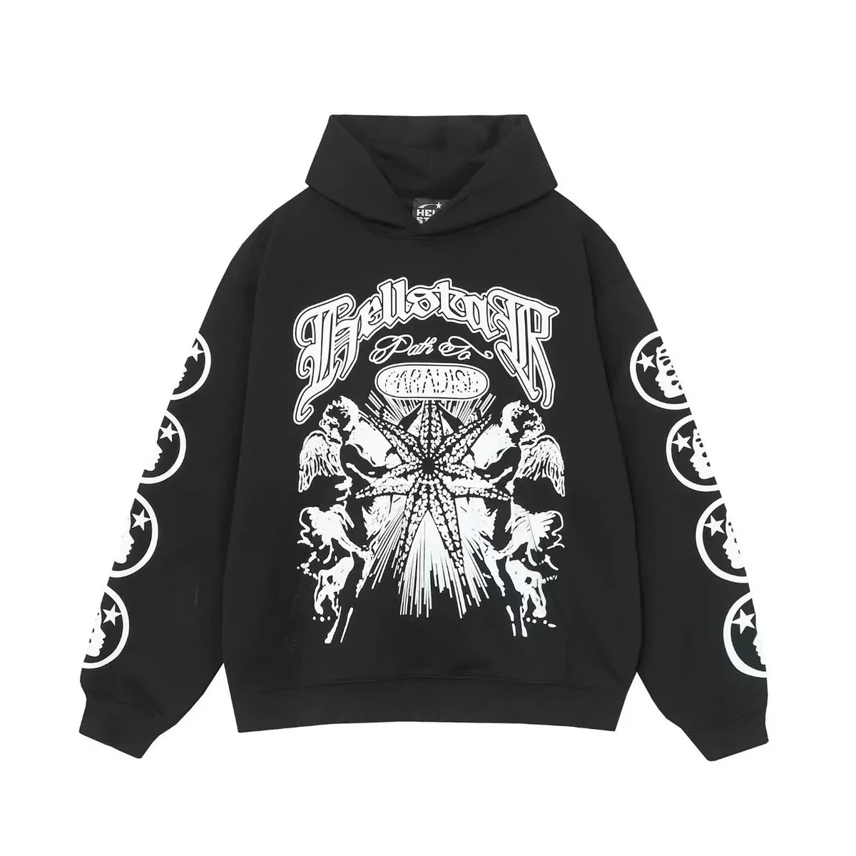 Trapstar Hellstar Path to Paradise Black Hoodie