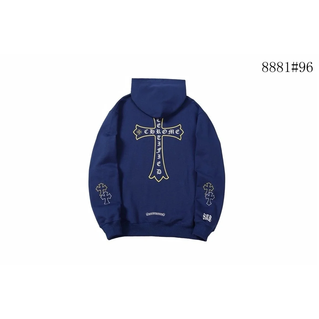 Chrome Hearts Certified Cross Hoodie Navy