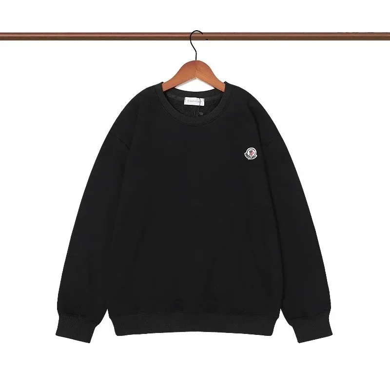 Moncler Black Logo Crewneck Sweatshirt