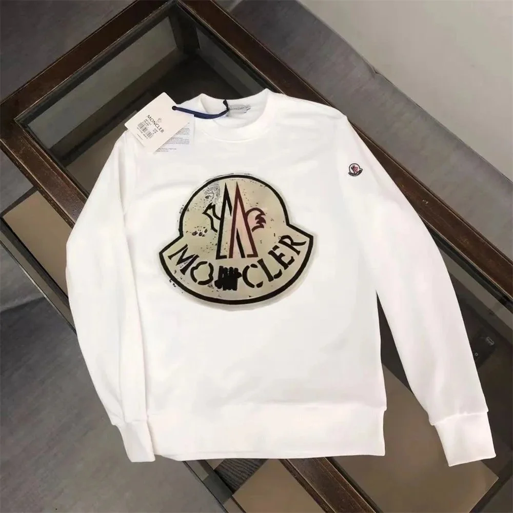 Moncler White Logo Sweatshirt