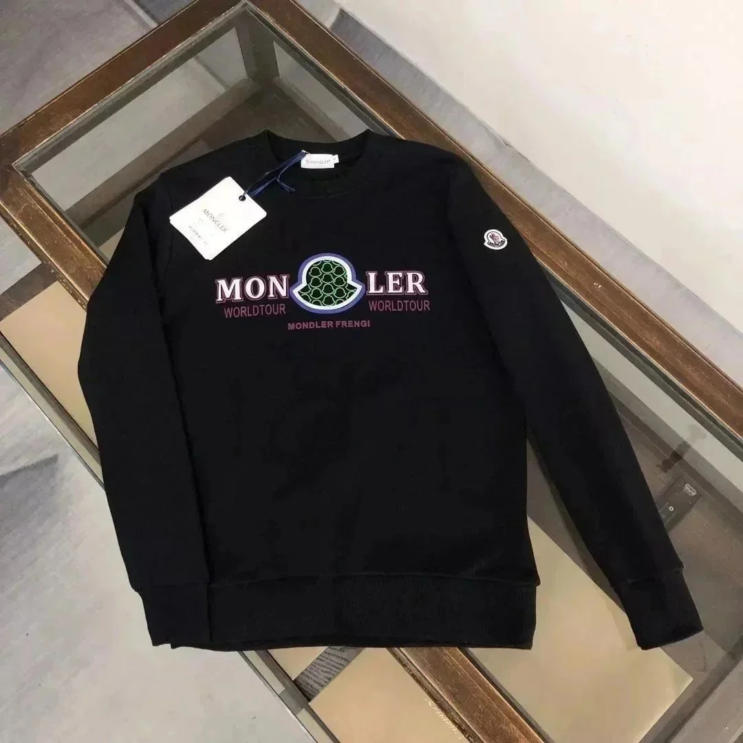 Moncler Worldtour Black Cotton Sweatshirt