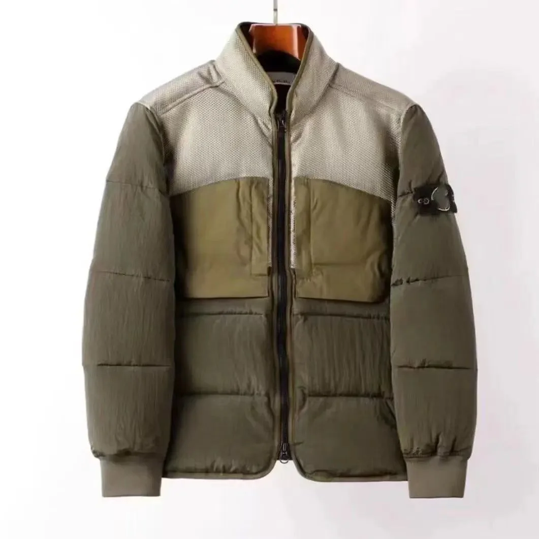 Stone Island 68-15 Olive Green Puffer Jacket