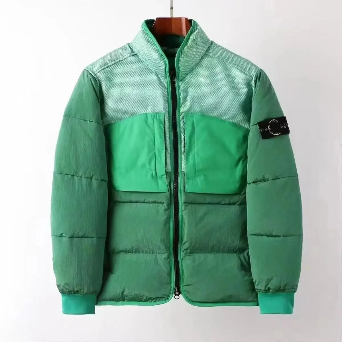 Stone Island 68-15 Green Puffer Jacket