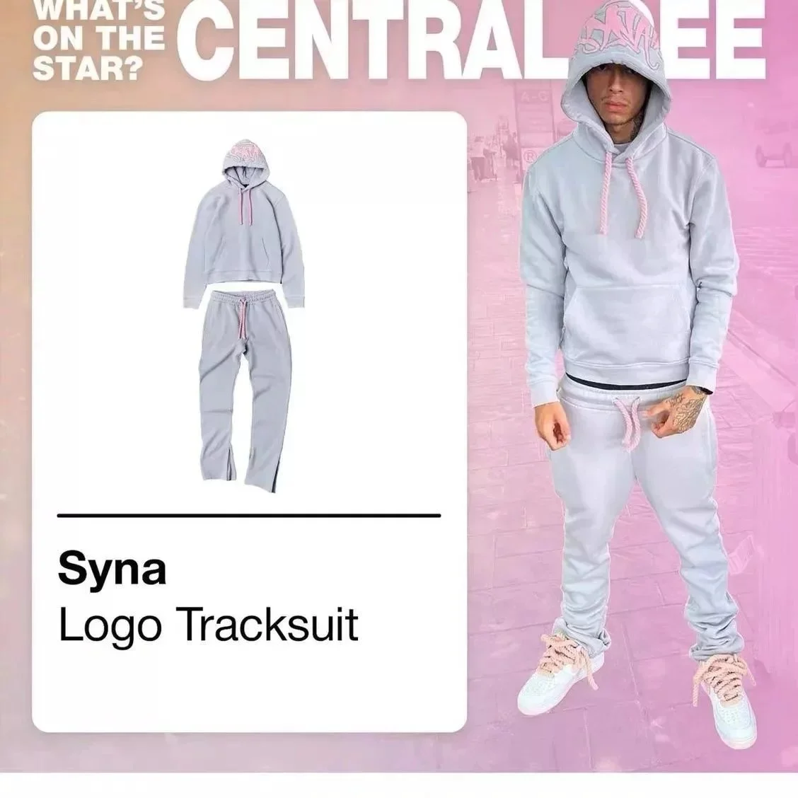 Syna Logo Tracksuit 28 Grey Set