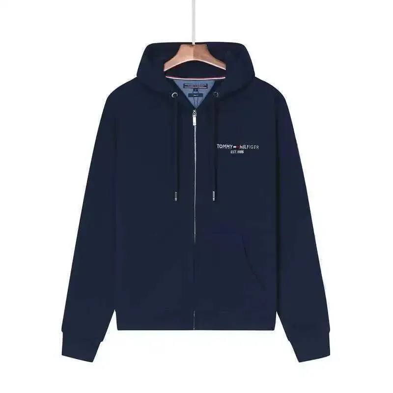 Tommy Hilfiger Navy Zip-Up Hoodie