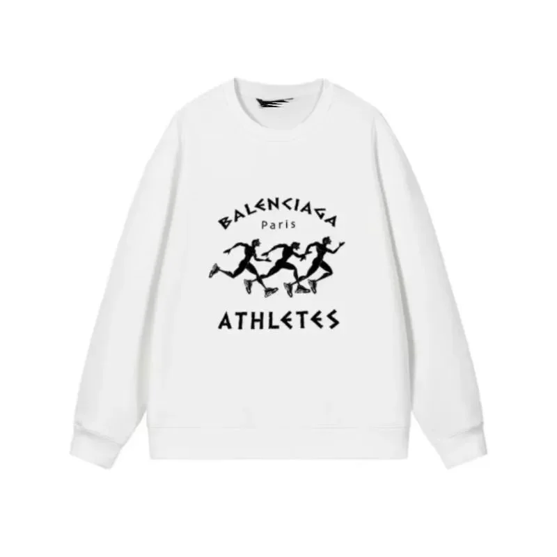 Balenciaga White Athletes Graphic Sweatshirt