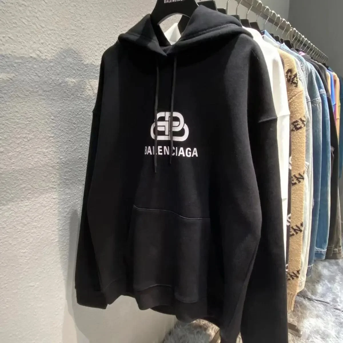 Balenciaga Triple Black Oversized Hoodie