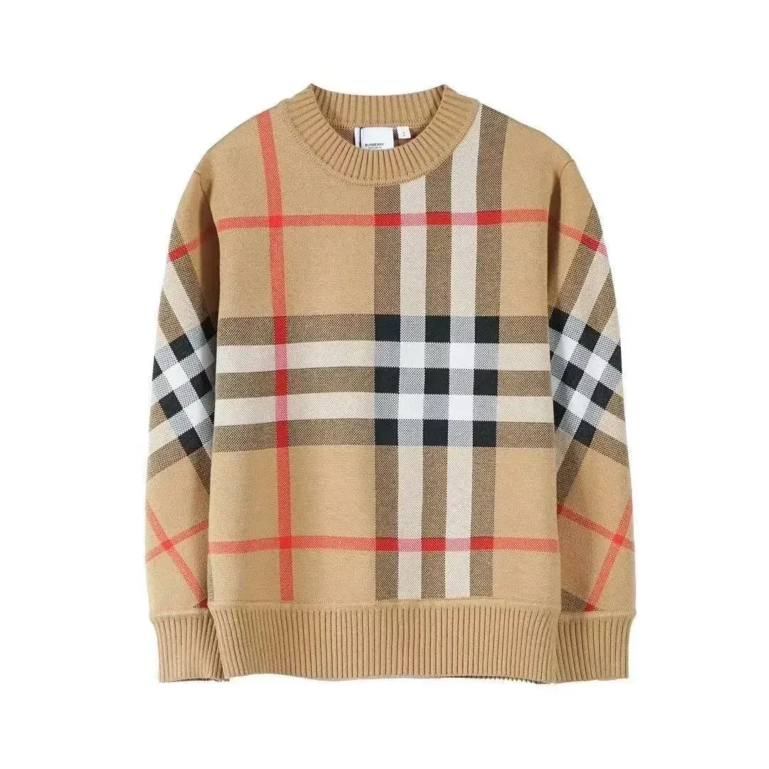 Burberry TB Monogram Classic Sweater Camel Check
