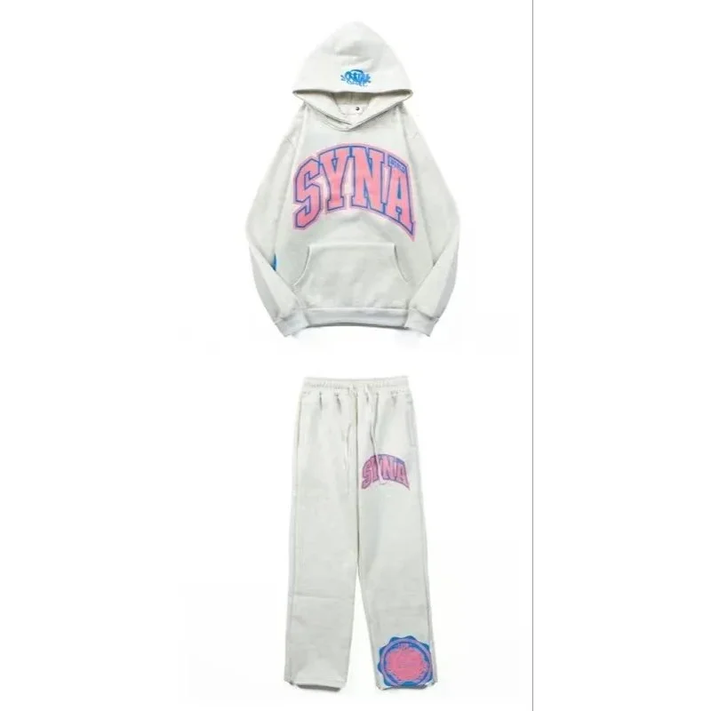 Syna Syna World Tribe Light Grey Hoodie & Pants Set