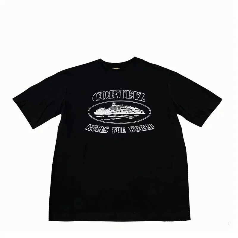 Corteiz Rules the World Black T-Shirt