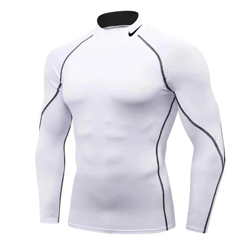Nike Air Max速干长袖运动衫NK2 White Compression Top