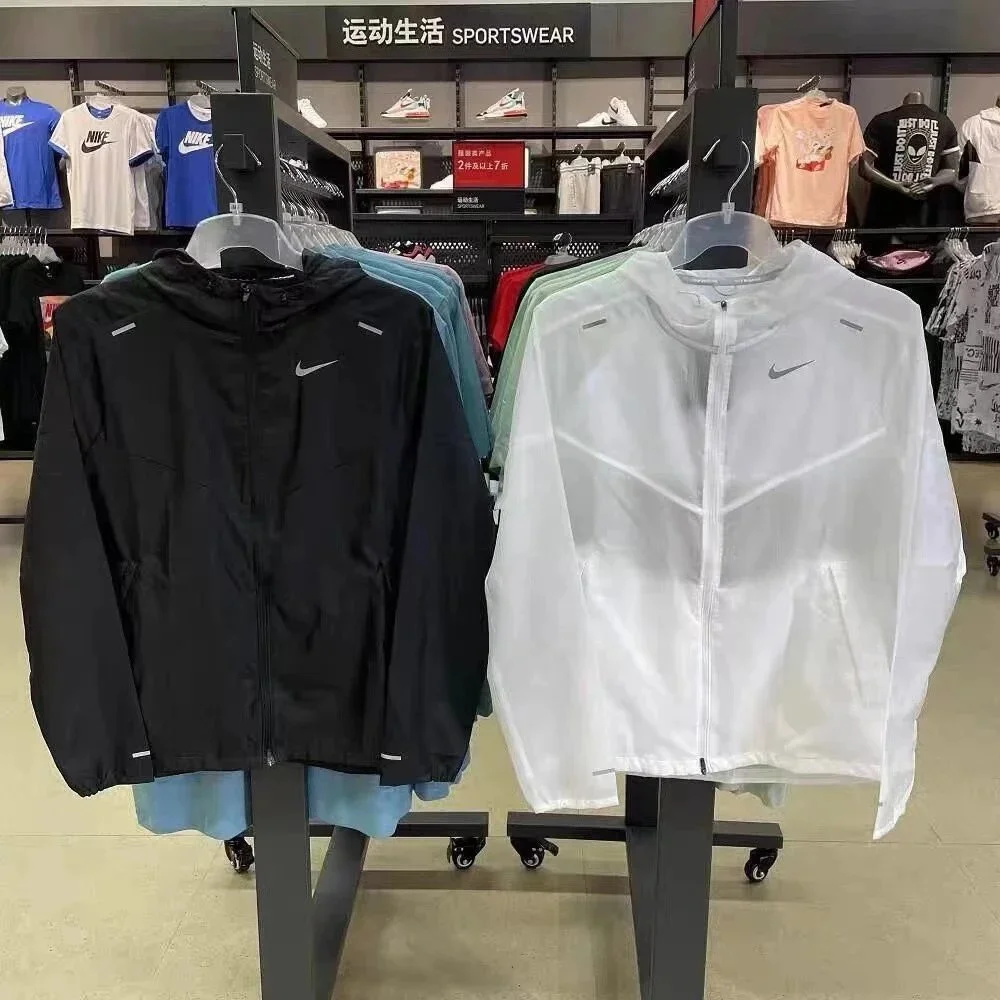 Nike Air NK Long Sleeve Sun Protection Jacket Black
