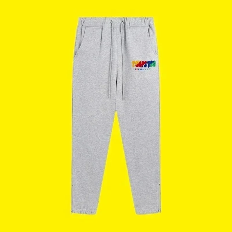 608#灰 裤子 Streetwear Sweatpants