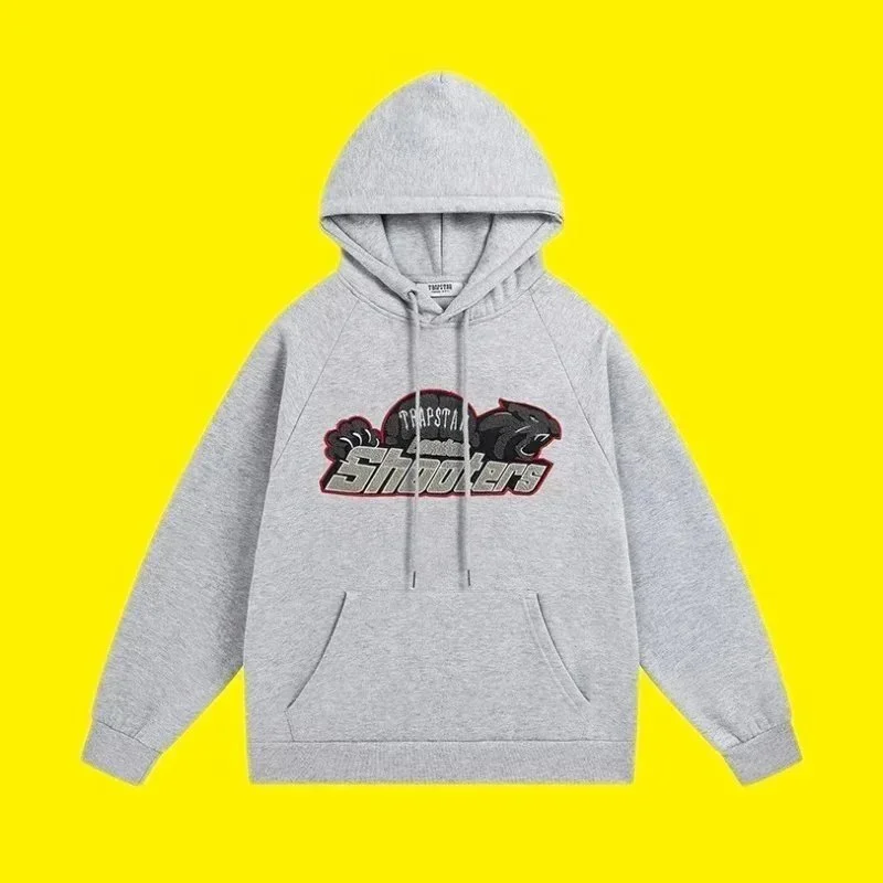 Trapstar Grey Hoodie with Shooters Logo