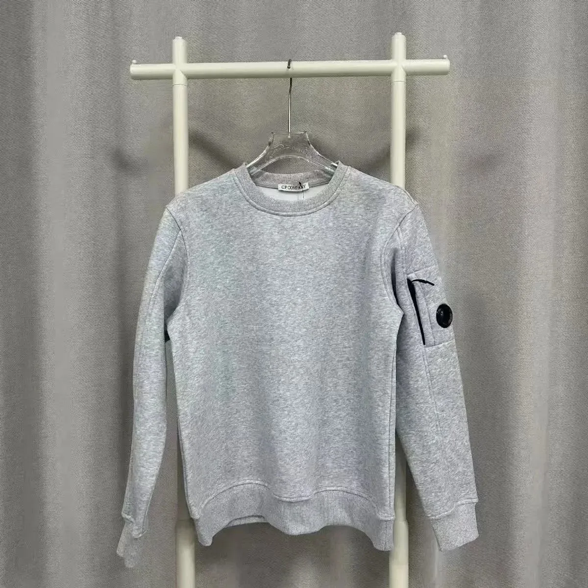 C.P. Company Grey Fleece Crewneck Sweatshirt