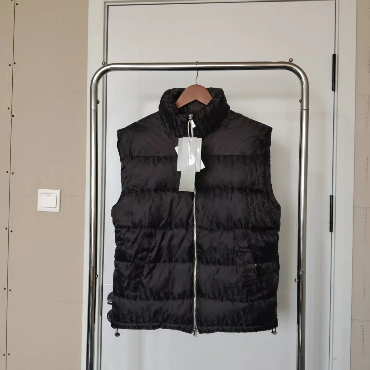 Dior Dior6 Black Quilted Puffer Vest