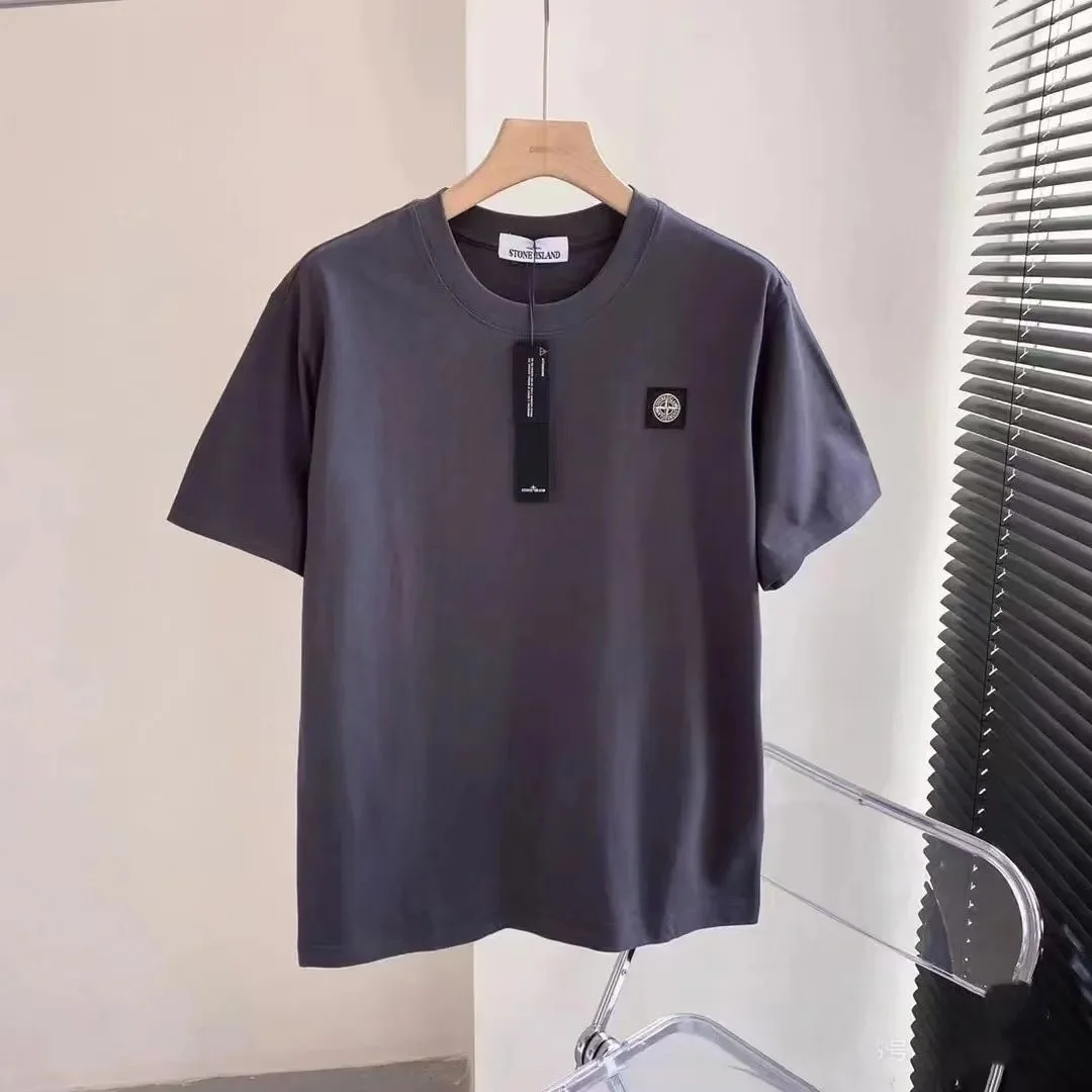 Stone Island 68-15 Grey Solid T-Shirt