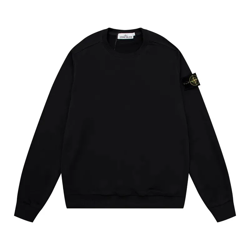 Stone Island 68-15 Black Crewneck Sweatshirt