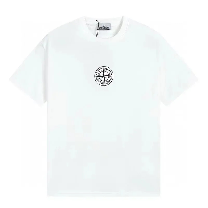 Stone Island Compass Logo White T-Shirt