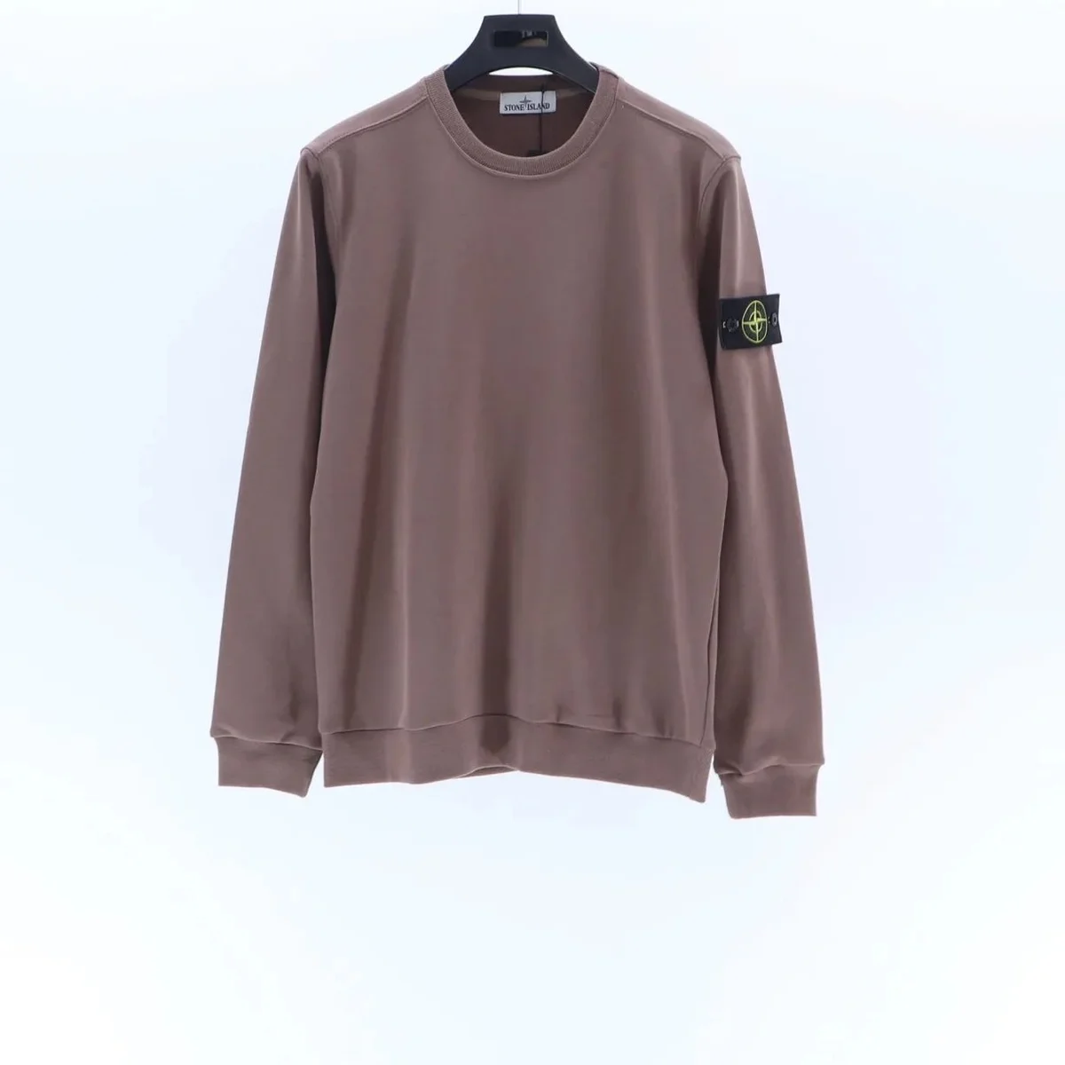 Stone Island 68-15 Olive Crewneck Sweatshirt