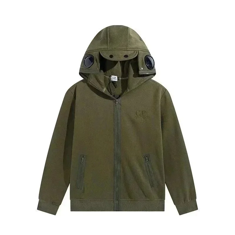 CP Company Goggle Hooded Jacket Olive Green