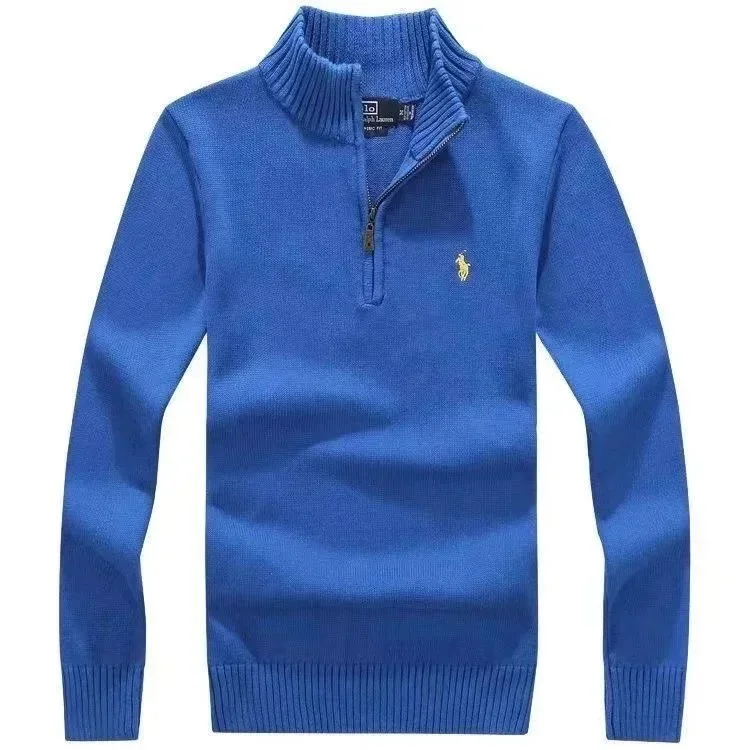 Ralph Lauren Blue Polo Pony Sweater