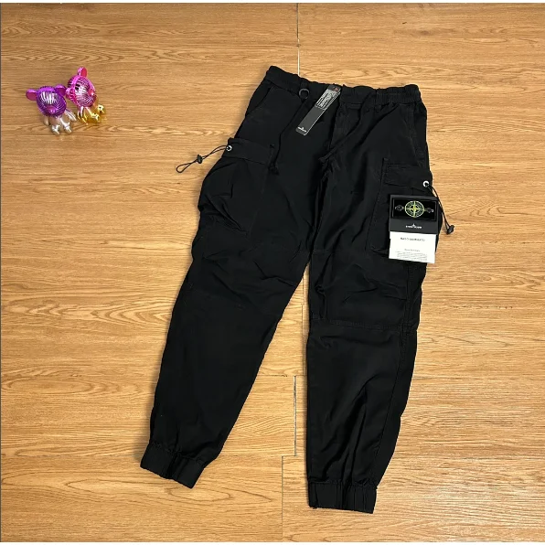 Stone Island 68-15 Black Cargo Pants
