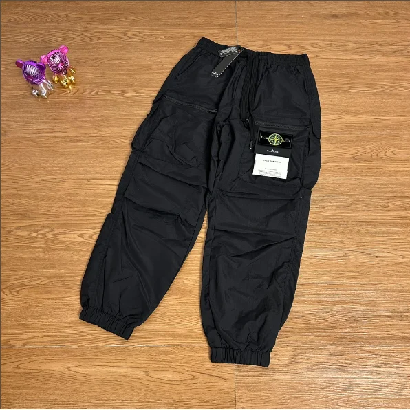Stone Island 68-15 Black Cargo Pants