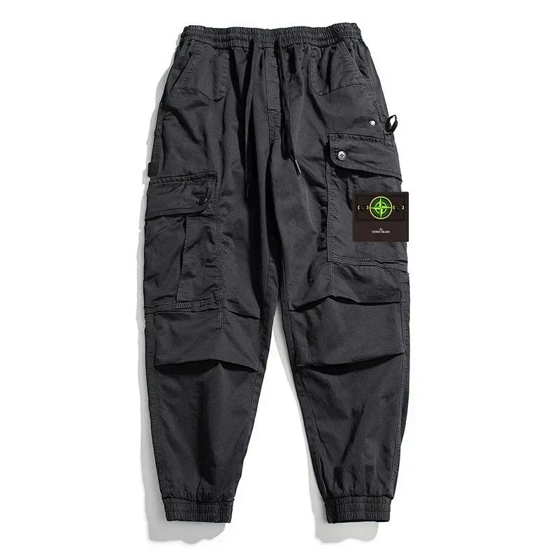 Stone Island 68-15 Black Cargo Pants