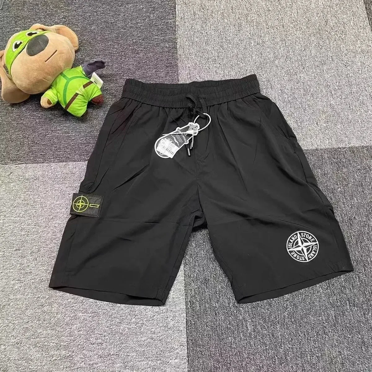 Stone Island Shadow Project Black Cargo Shorts