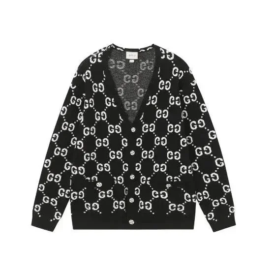 Gucci GG Supreme Black Cardigan