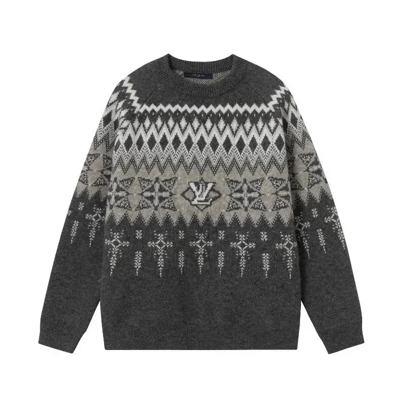 Louis Vuitton Classic Logo Sweater Grey