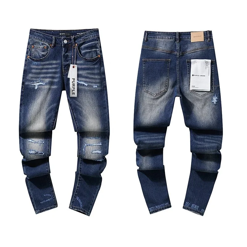 Purple Brand P001 Distressed Denim Jeans