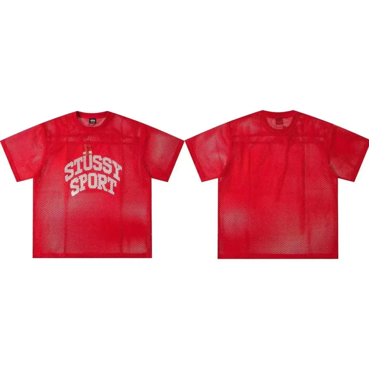 Stussy Stüssy Sport Red Mesh T-Shirt