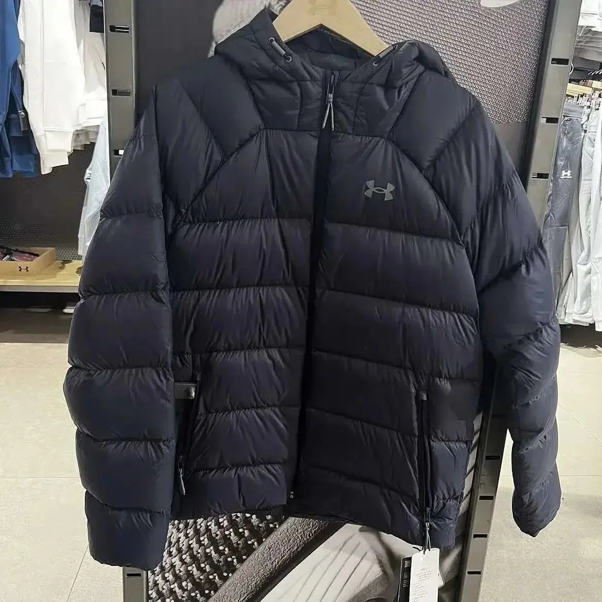 Under Armour UA1 Hooded Puffer Jacket Black