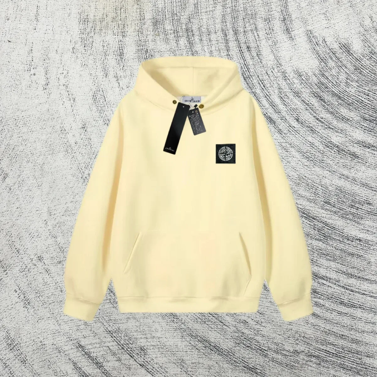 Stone Island 68-15 Cream Hoodie