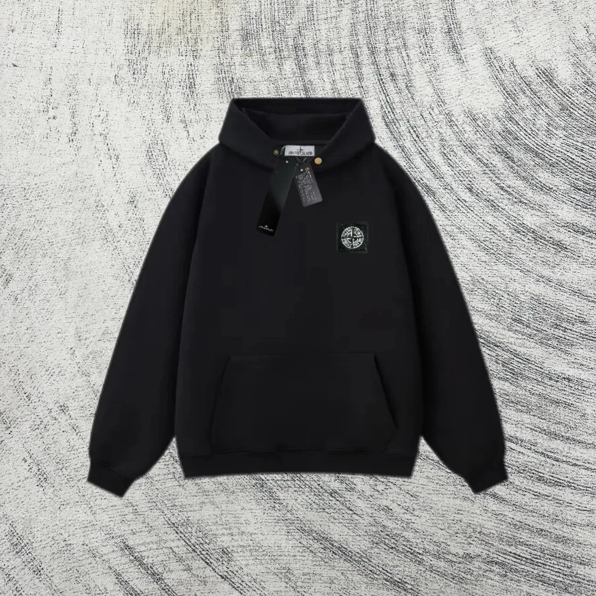 Stone Island 68-15 Black Hoodie