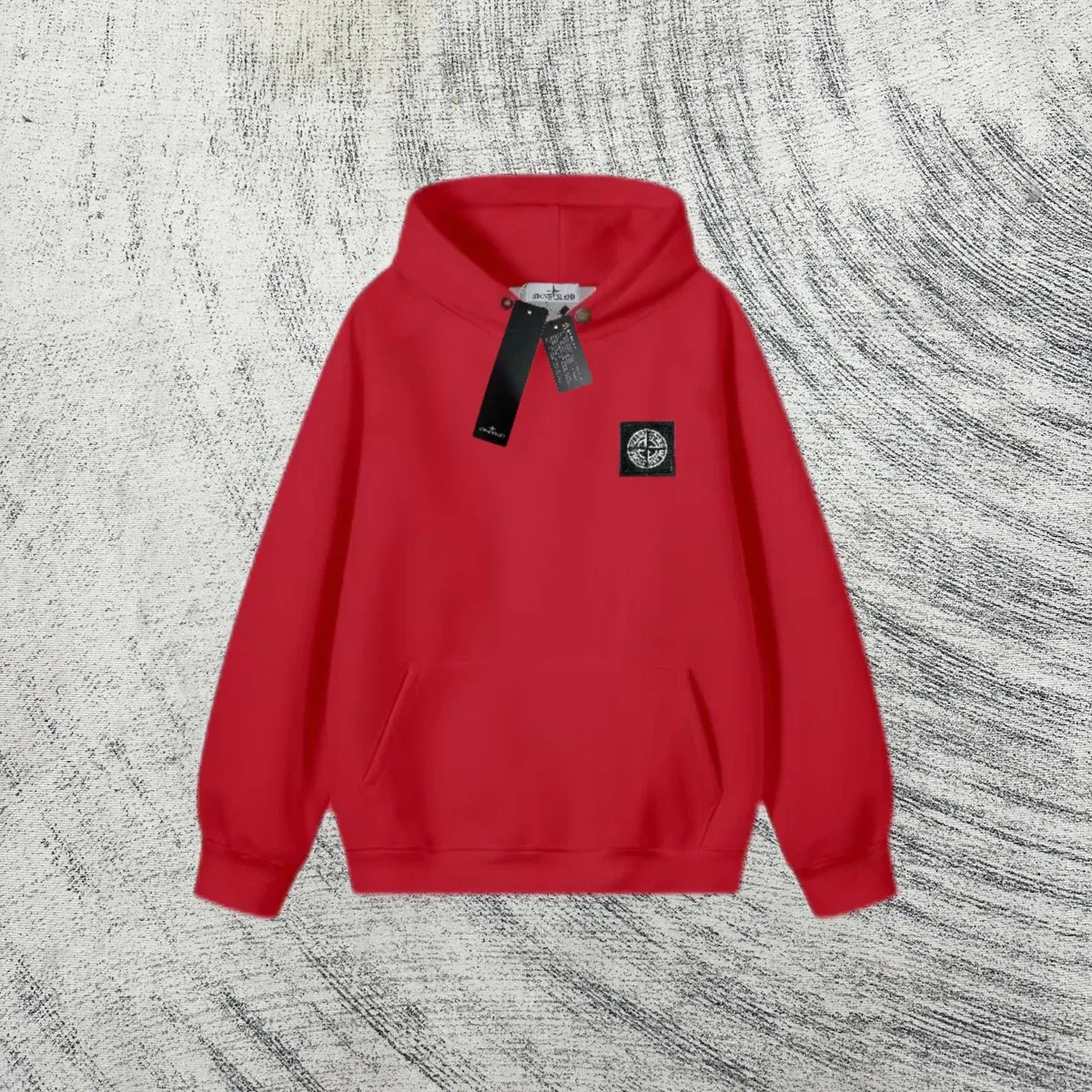 Stone Island 68-15 Red Hoodie Sweatshirt