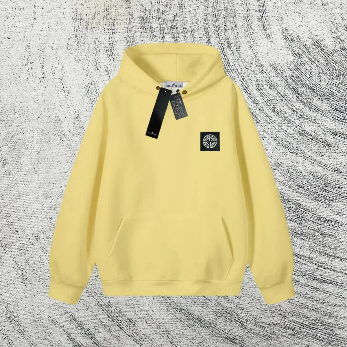 Stone Island 68-15 Yellow Hoodie