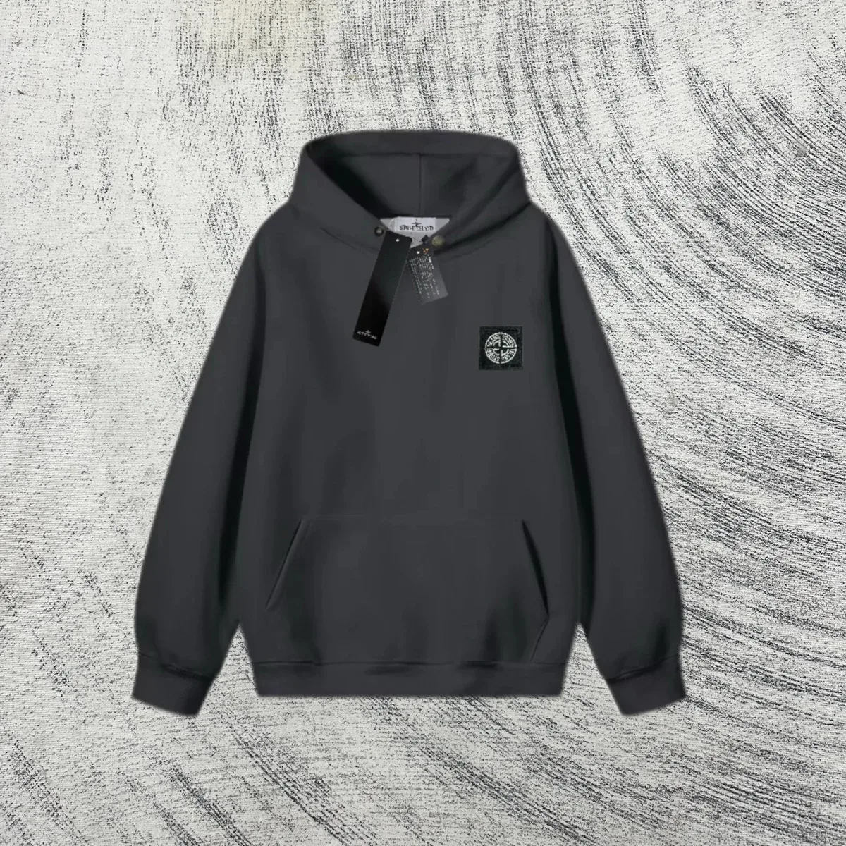 Stone Island 68-15 Hoodie Dark Grey Sweatshirt