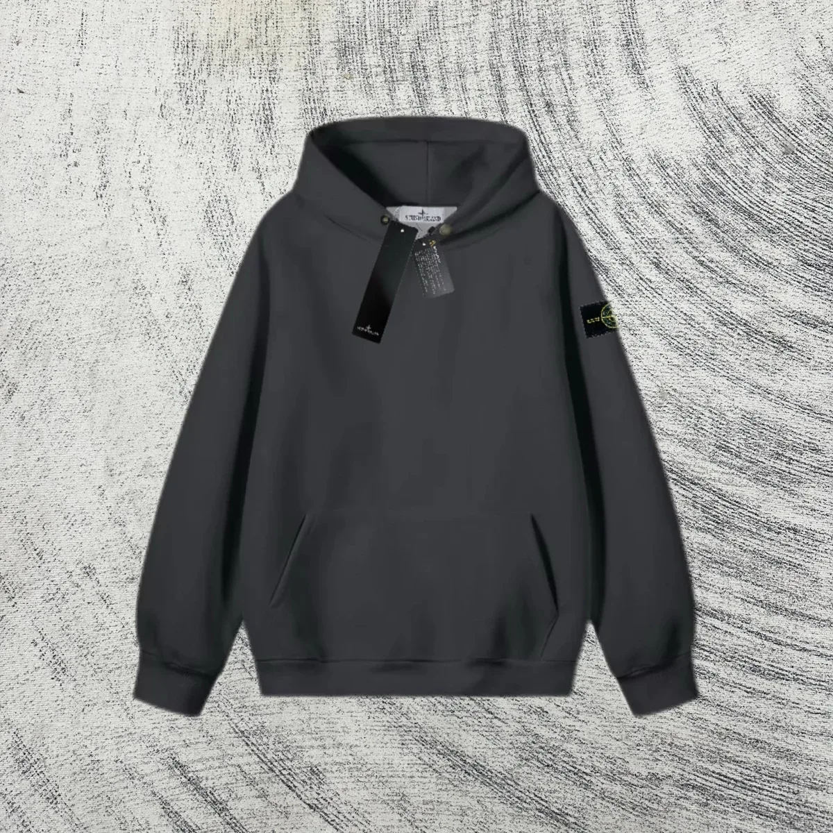 Stone Island 68-15 Hoodie Black Sweatshirt