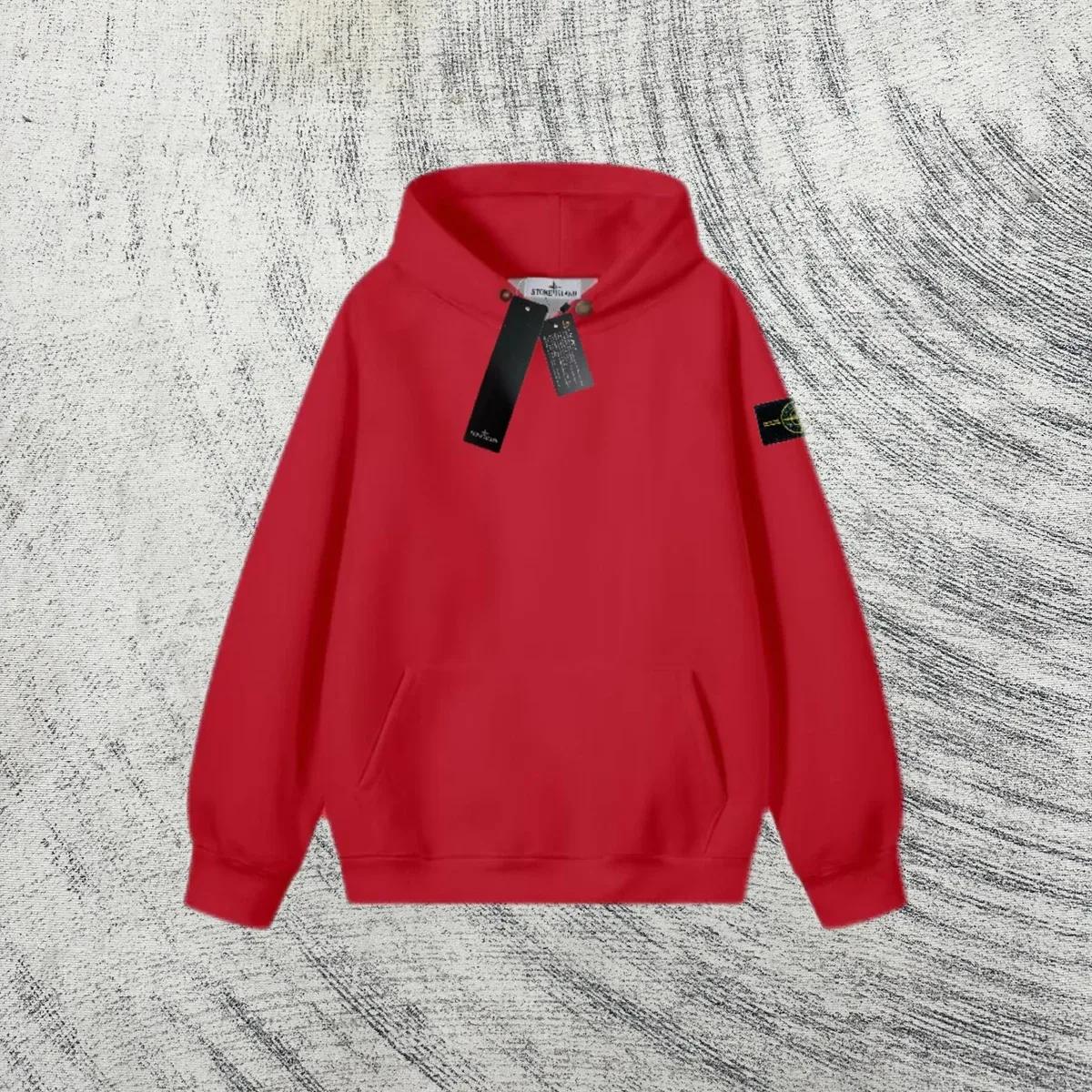 Stone Island 68-15 Red Hoodie