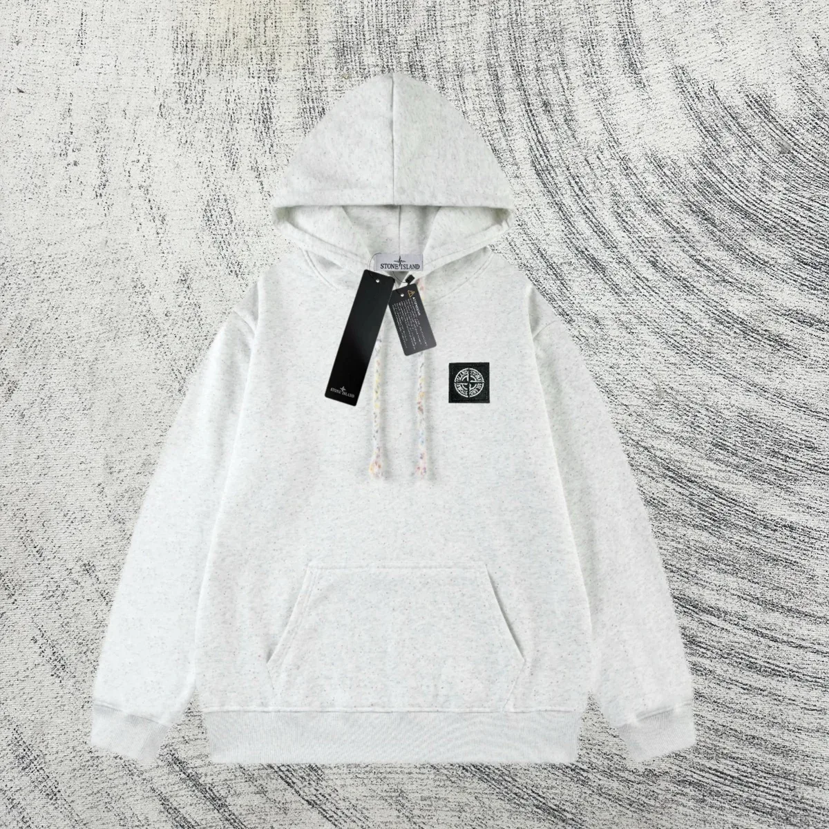 Stone Island 68-15 Speckled Hoodie Sweatshirt